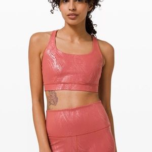 Lululemon Energy Bra Shine Size 8